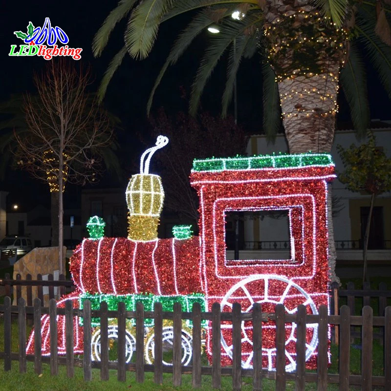 

custom.Outdoor Acrylicthe Train Lighted Motif for Commercial Light Displays