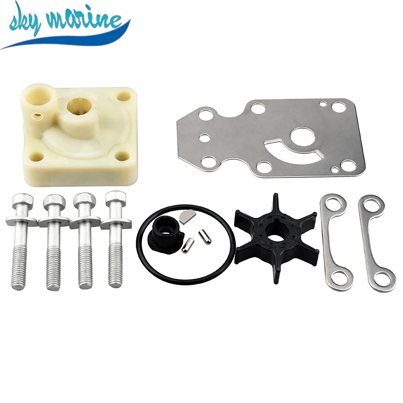 6AH-W0078 Water Pump Repair Kit For Yamaha Outboard Motor 4T F9.9 F13.5 F15 F20 6AH-W0078-00 6AH-W0078-01 Boat Engine Replaces