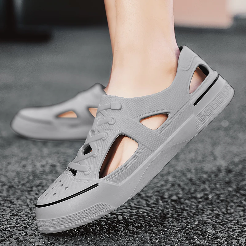 Summer Comfortable Men\'s Garden Clogs Breathable EVA Injection Shoes Casual Sandal Woman Beach Slippers Water Shoes Clogs Cheap