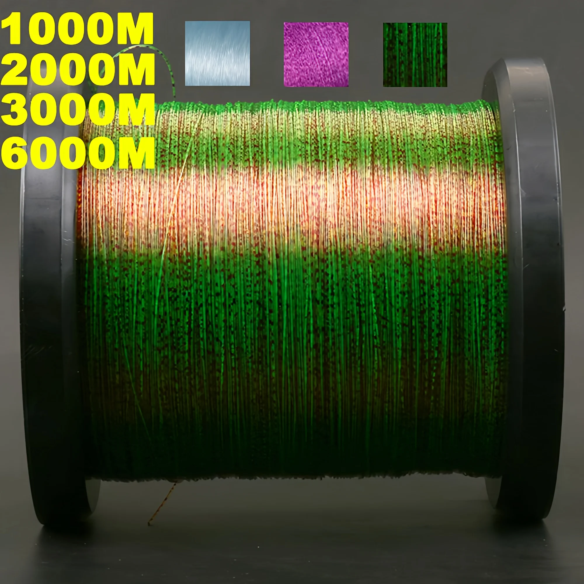 3000M görünmez olta 1000M 3D Spoted biyonik florokarbon kaplı Monofilament naylon hattı benek sazan balıkçılık cazibesi