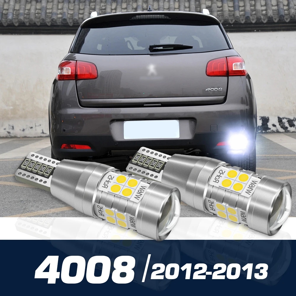 

2pcs LED Reverse Light Backup Bulb Canbus Accessories For Peugeot 4008 2012 2013