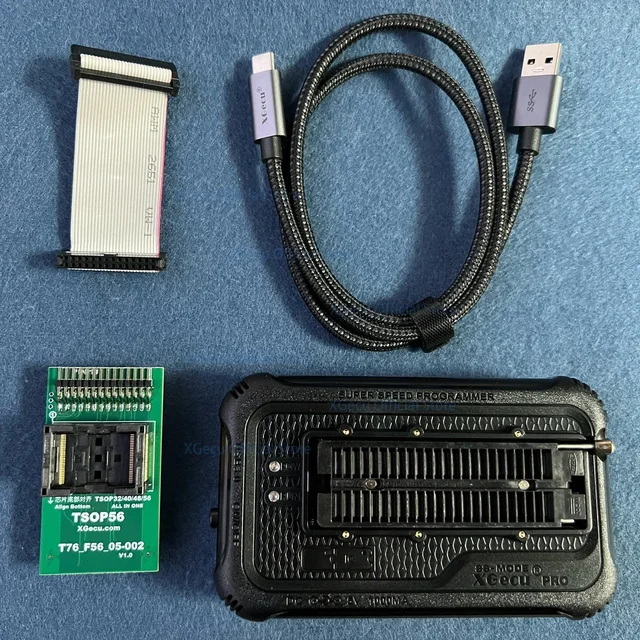 XGecu T76 USB3.0 uniwersalny programator dla EEPROM NOR NAND EMMC MCU GAL;Minpro/TL866II/T56 wymiana + adapter TSOP32/40/48/56