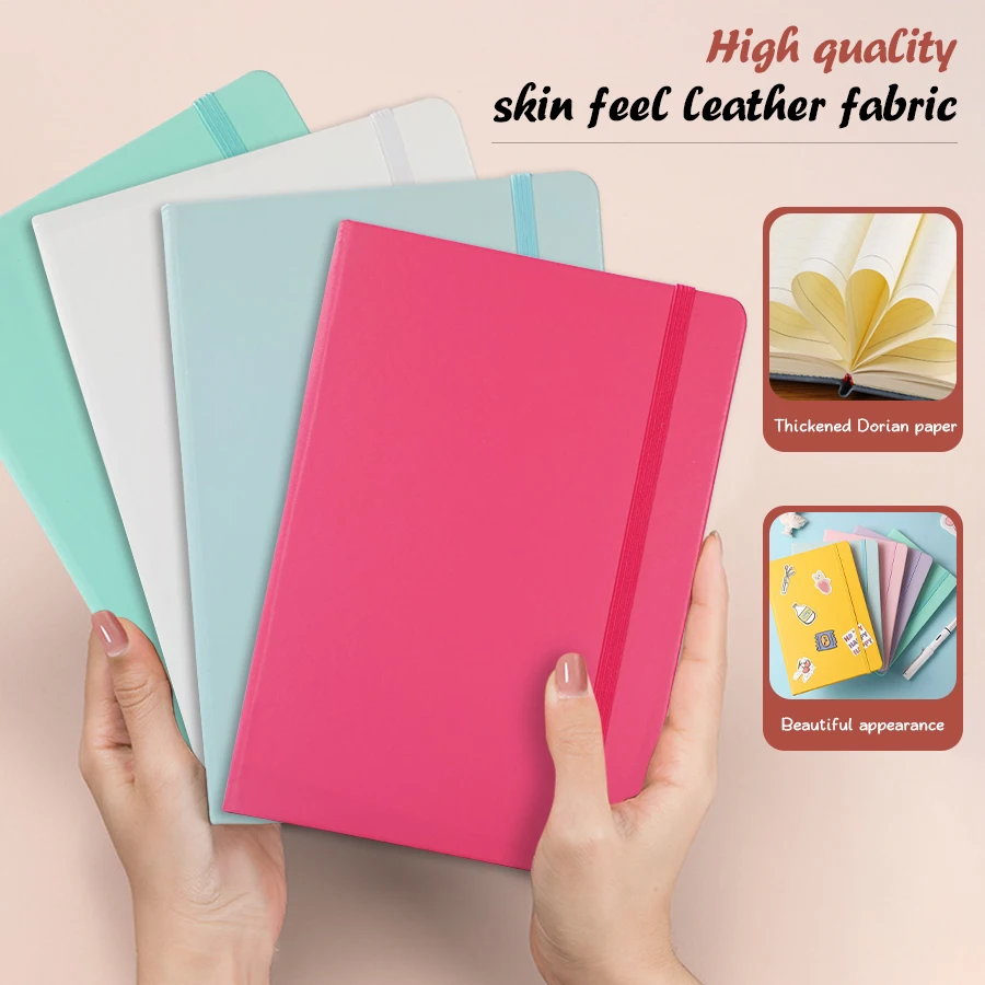 

A5 Business with PU Notebook, Student Notebook, 200 Pages, Handcrafted Bookbook, Handcrafted Bookbook, Comes with Memo Paper