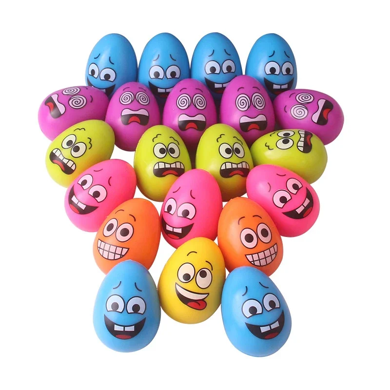 Durable Dog Chew Toy Bite-resistant Cat Dog Training Molar Ball Colorful Egg Elasticity Solid Balls Bouncing Interactive Toys