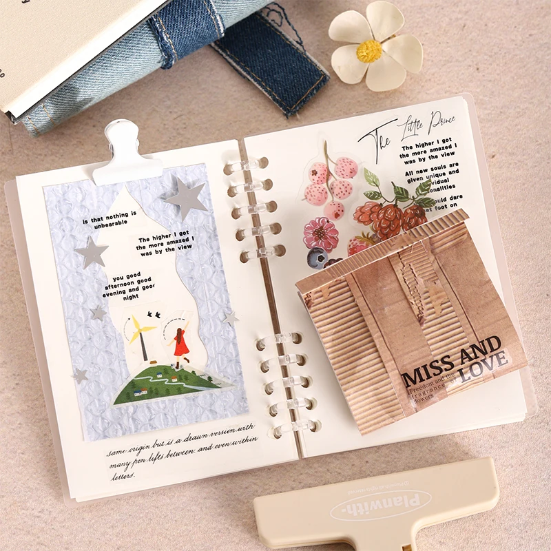 JIANQI 20mm*2m Solid color theme texture retro border Washi Tape DIY Scrapbook Aesthetic Masking Tape view 5