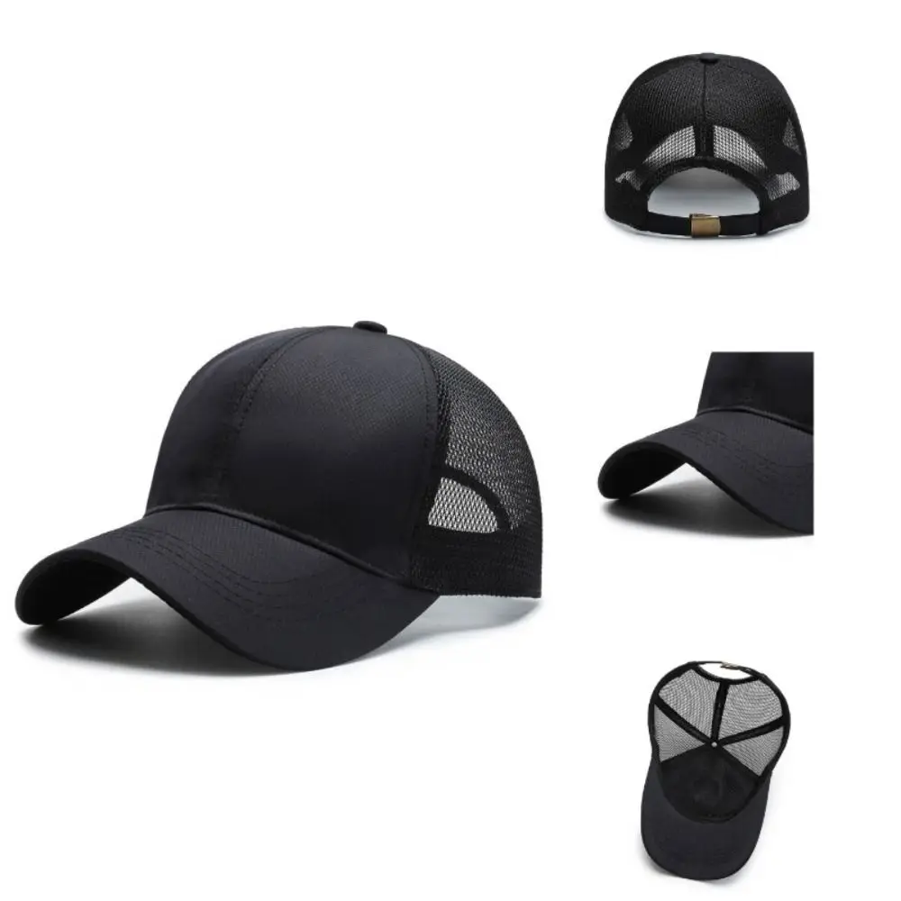Sombreros para el sol al aire libre para hombre, sombrero para correr, sombreros de béisbol de malla, gorras deportivas de secado rápido
