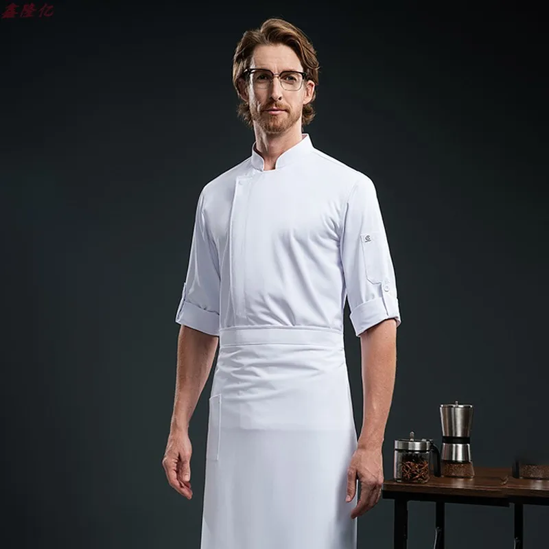 Cake Shop Restaurant occidental Steakhouse cuisine travail uniforme à manches longues restauration Hot Pot Restaurant hôtel automne Chef uniforme f