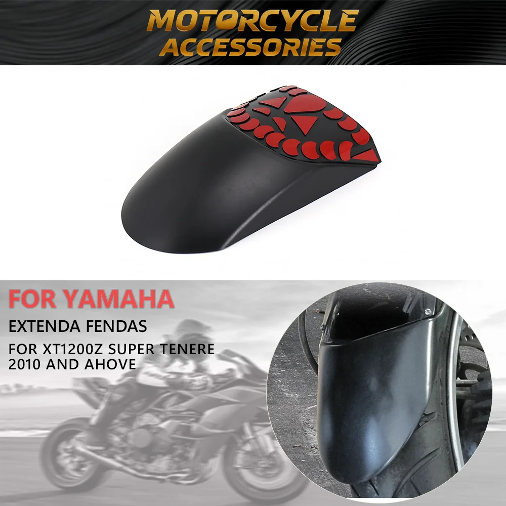 

For Yamaha XTZ1200 XTZ 1200 XT1200Z XT 1200 Z Super Tenere 2010- Motorcycle Front Mudguard Fender Rear Extender Extension
