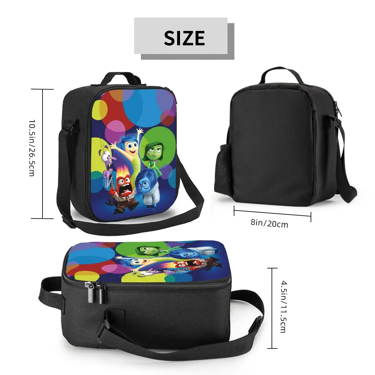 Custom Inside Out Thermal Insulated Lunch Bags Women Portable Lunch Tote for Kids School Children Storage Bento Food Box