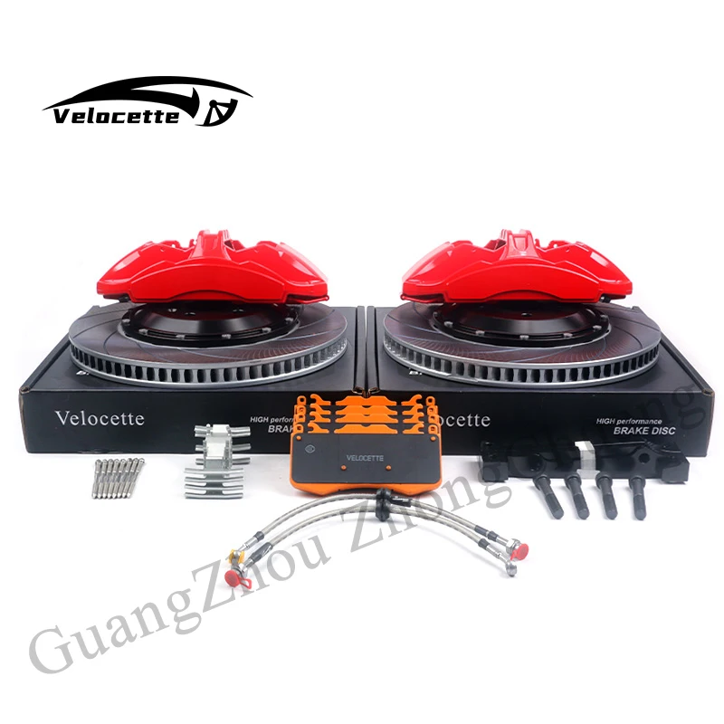 Racing Auto Brake System GT350 6-pot 355-380mm Brake Caliper Kit For 240sx S14 R32 Skyline Bmw R20 Wheels Range Rover Sport 2008