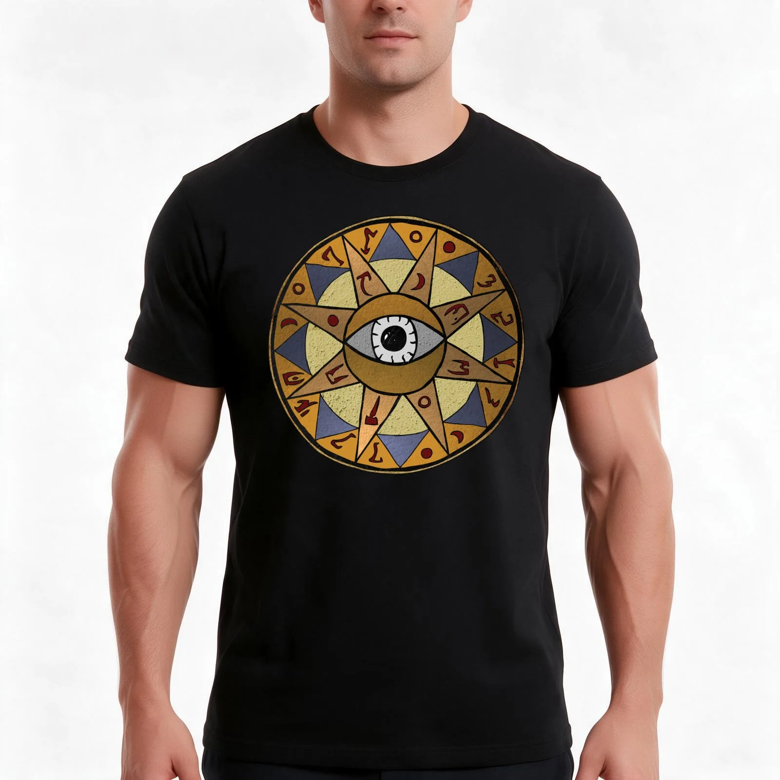 Oblivion Mages Guild T-Shirt, Summer Casual Cotton Tee, Oversized Streetwear Tops, Vintage Graphic Print, Loose Fit Short Sleeve