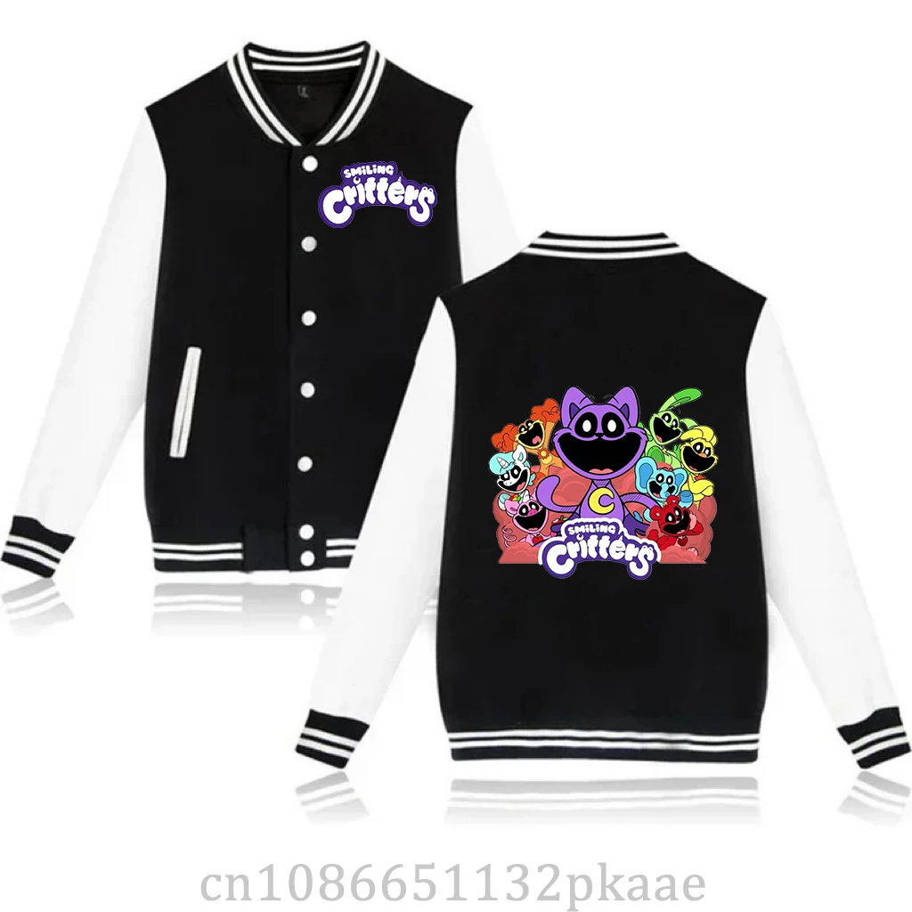 Smiling Critters Smiling Animal Clothes Spring and Autumn Children\'s Fashion Coat Baseball uniform Boys and Girls Casual Jacket