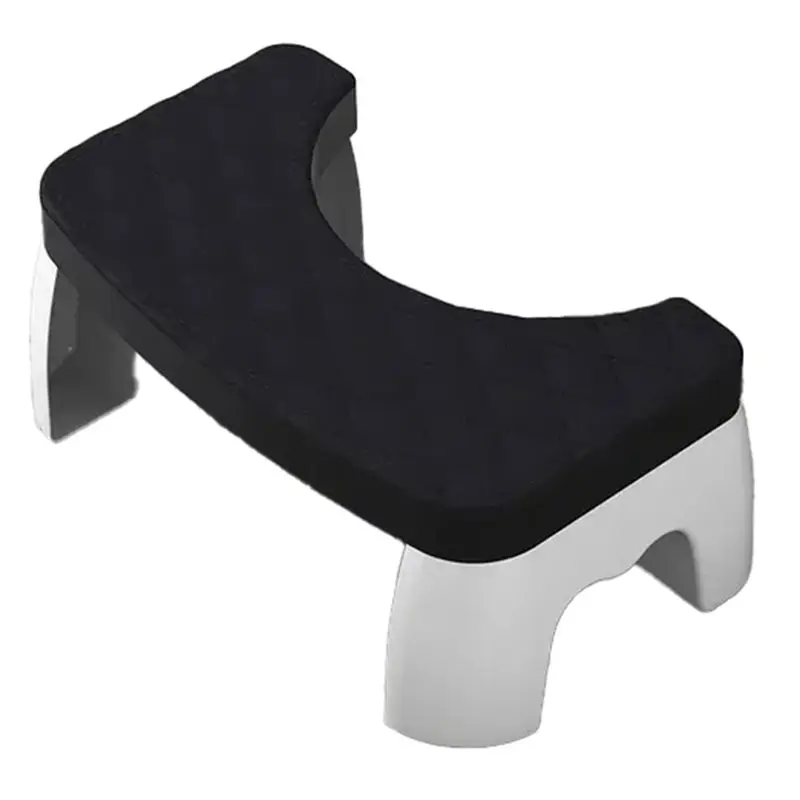 

A67K-Toilet Squat Stool Home Adult Bathroom Accessories Removable Non-Slip Toilet Seat Stool Black