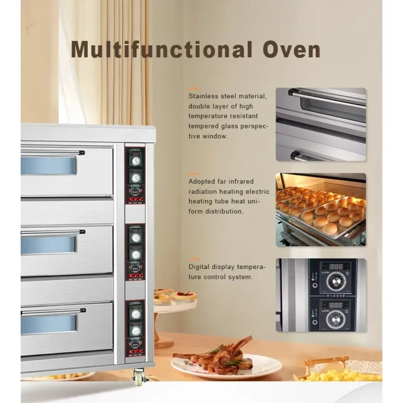 【Venta caliente】Precios del horno para hornear pan automático eléctrico comercial/máquina completa de equipos de panadería a la venta