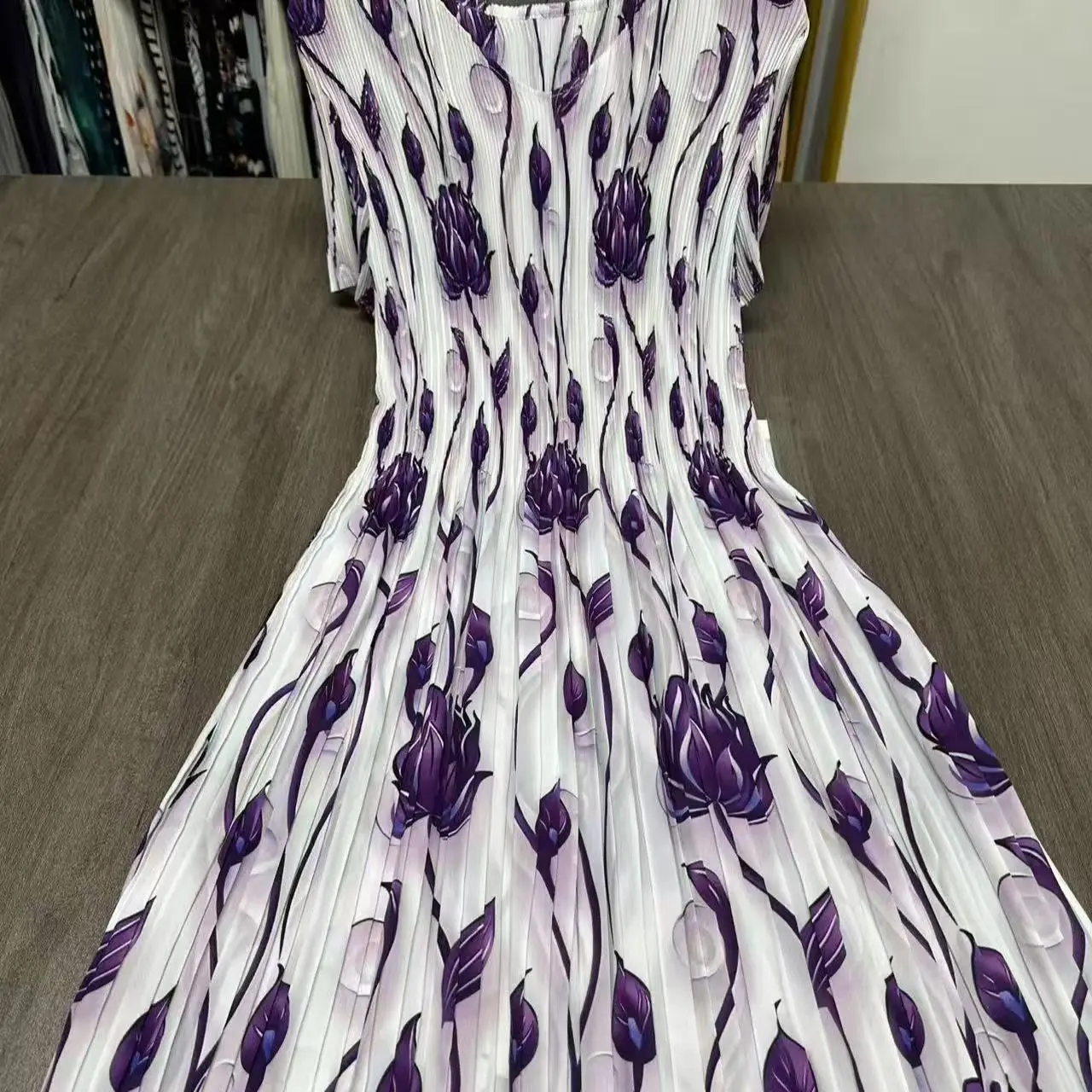 

Temperament high-end new loose fashion dress women clothing Loose kaftans for women cotton summer dress