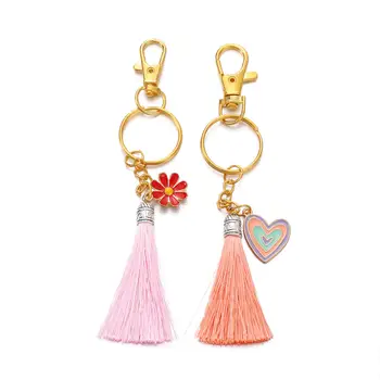 70件/套旋轉彈簧鉤和鑰匙圈,附鏈條開口環連接器,適用於DIY鑰匙鏈掛繩珠寶製作材料 8 最佳銷售 錨形鑰匙扣 - №4