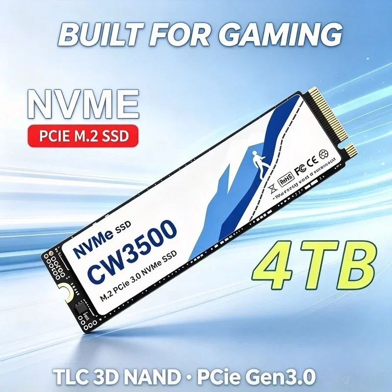 CW3500 M2 SSD 500GB 1TB 2TB 4TB SSD NVMe M.2 2280 PCIe 3.0 Disco Rígido Interno Unidade de Estado Sólido para Computador e Laptop