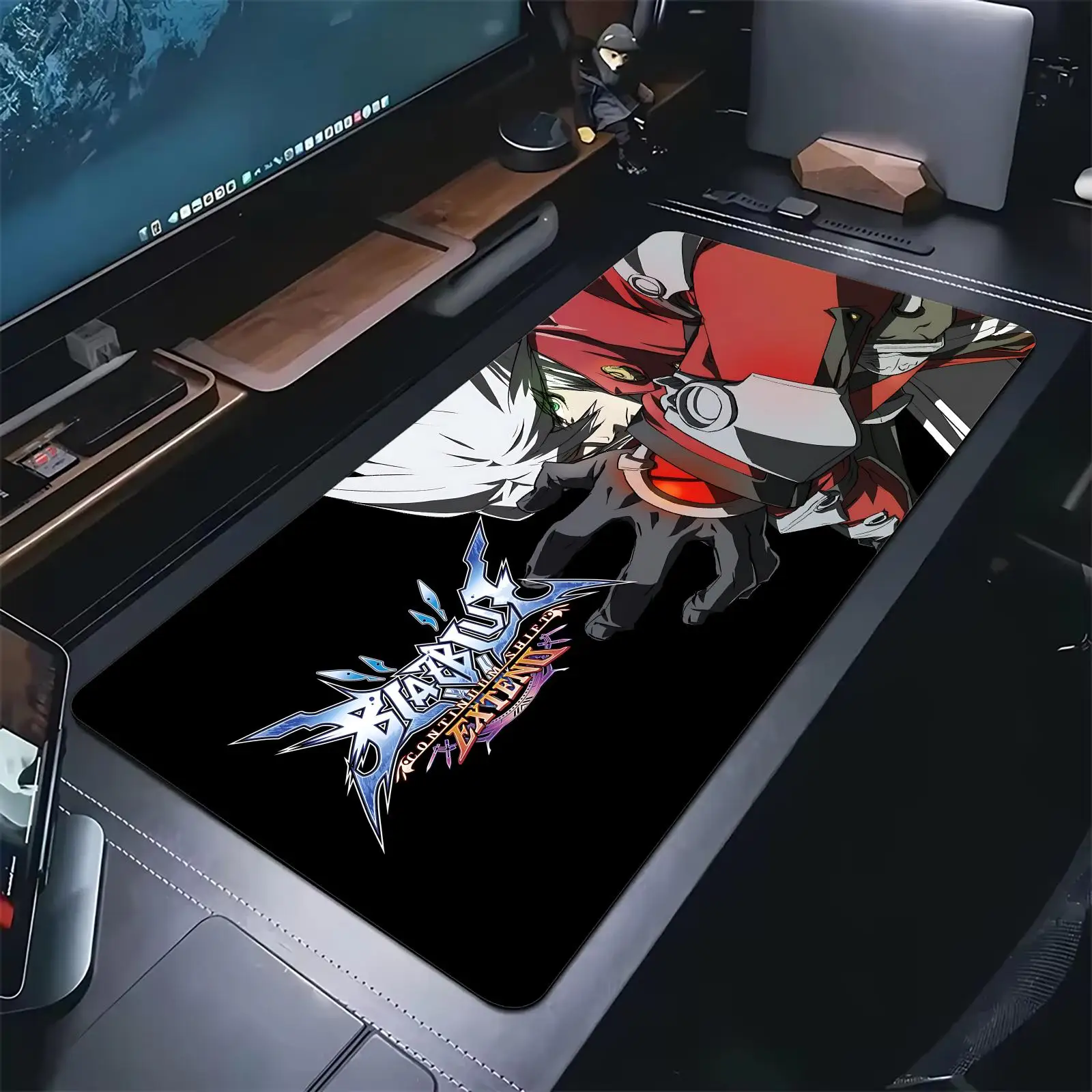 Pro E-Sports XXL Gaming Mousepad Extra Large Non-Slip Stitched Edge Keyboard Laptop Desk Mat For PC Gamer hot game Blazblue