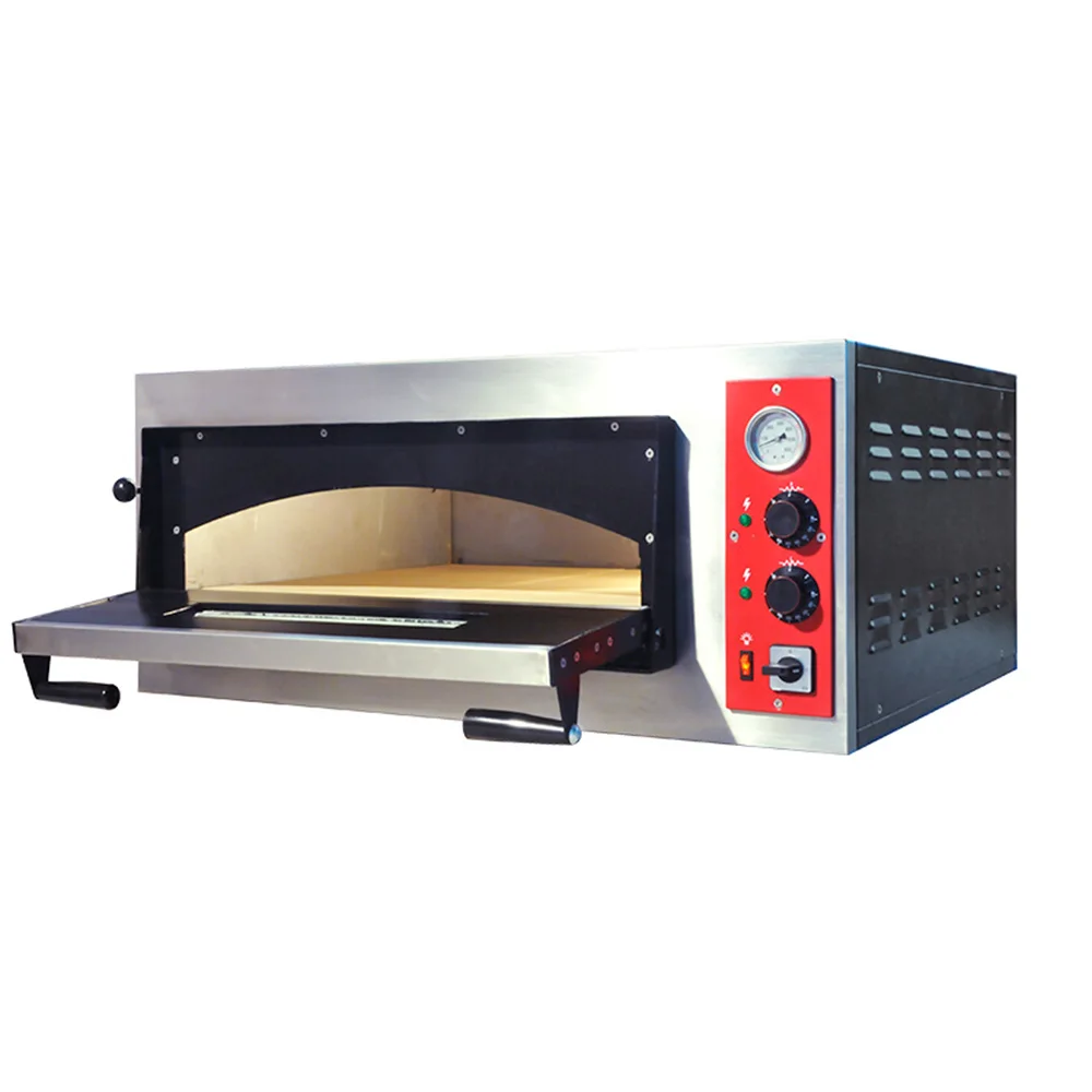 Commercial Deck Pizza Oven 500C Good Quality Toaster Oven 7.5Kw Electric Large Size Oven Pizza Machine