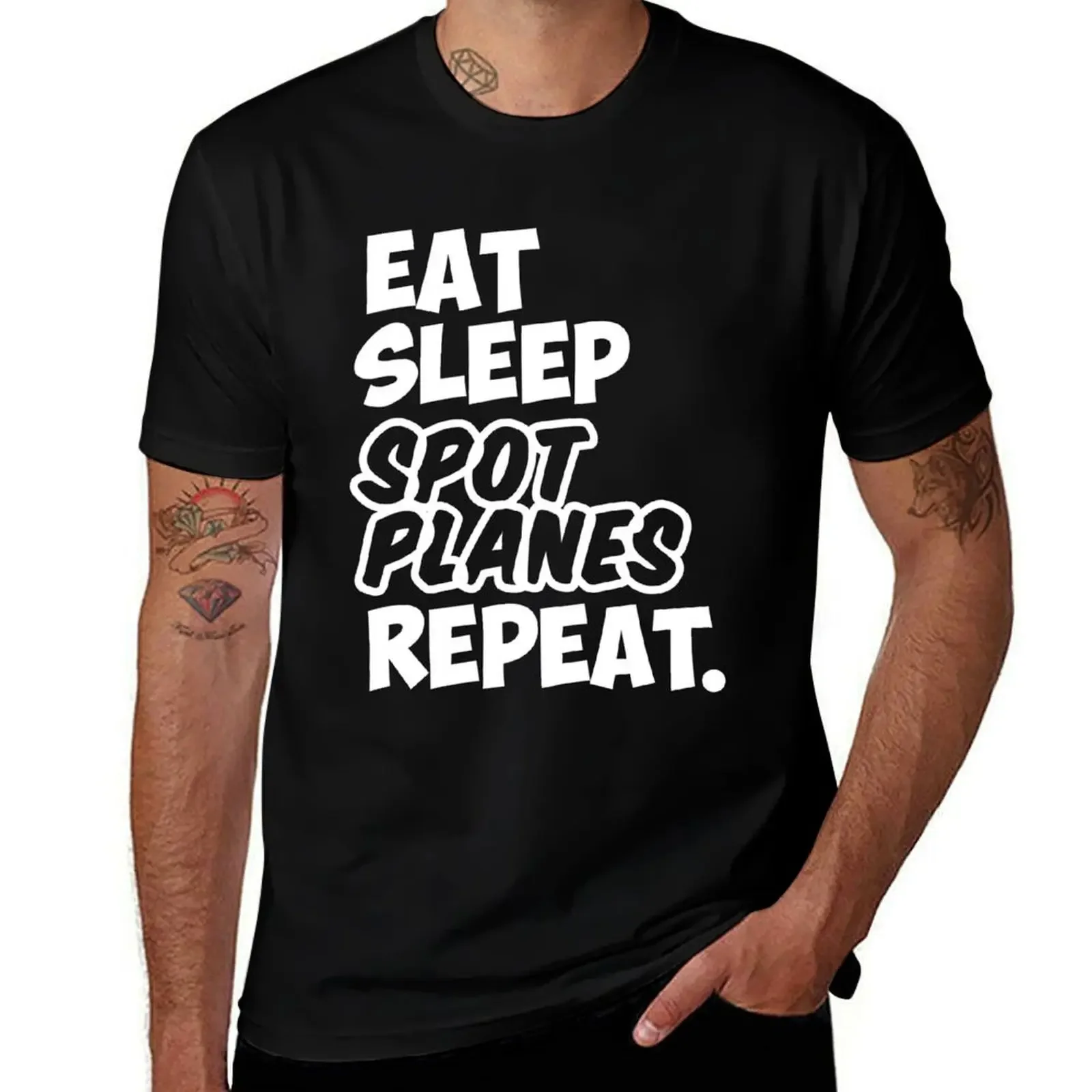 Planespotter Planespotting Airplane Watching T-Shirt oversized t shirt plus size clothes anime tshirt designer t shirt men