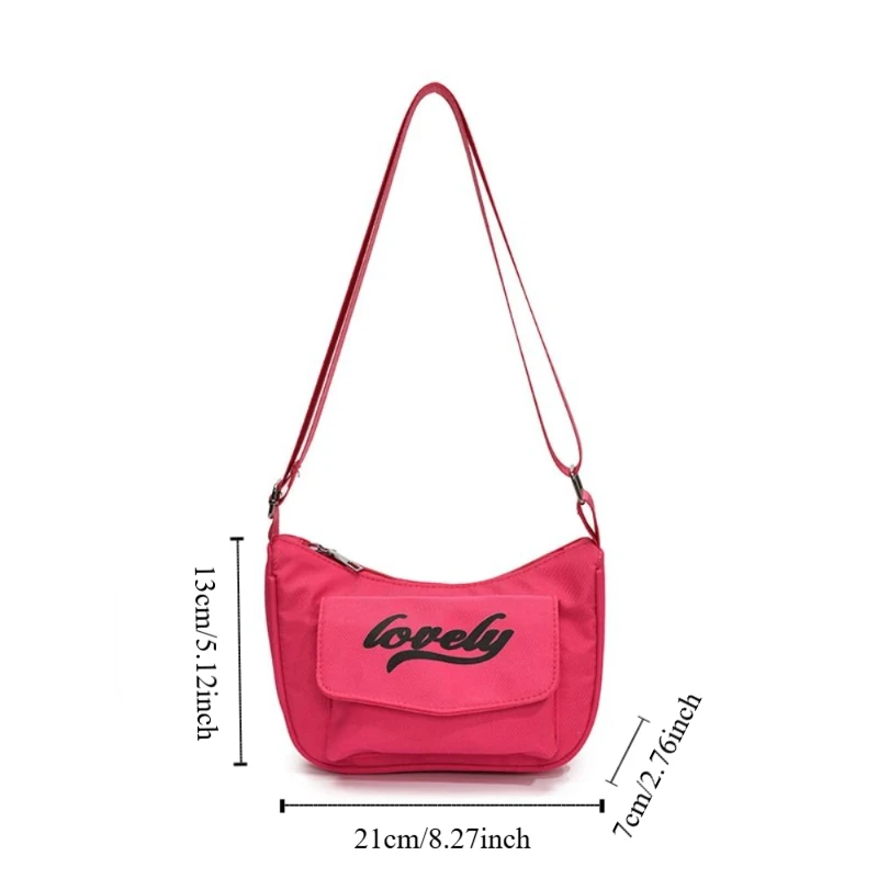 حقيبة رياضية كاجوال للأطفال للأولاد والبنات خفيفة الوزن عبر الجسم حقيبة سفر كورية متعددة الألوان في الهواء الطلق