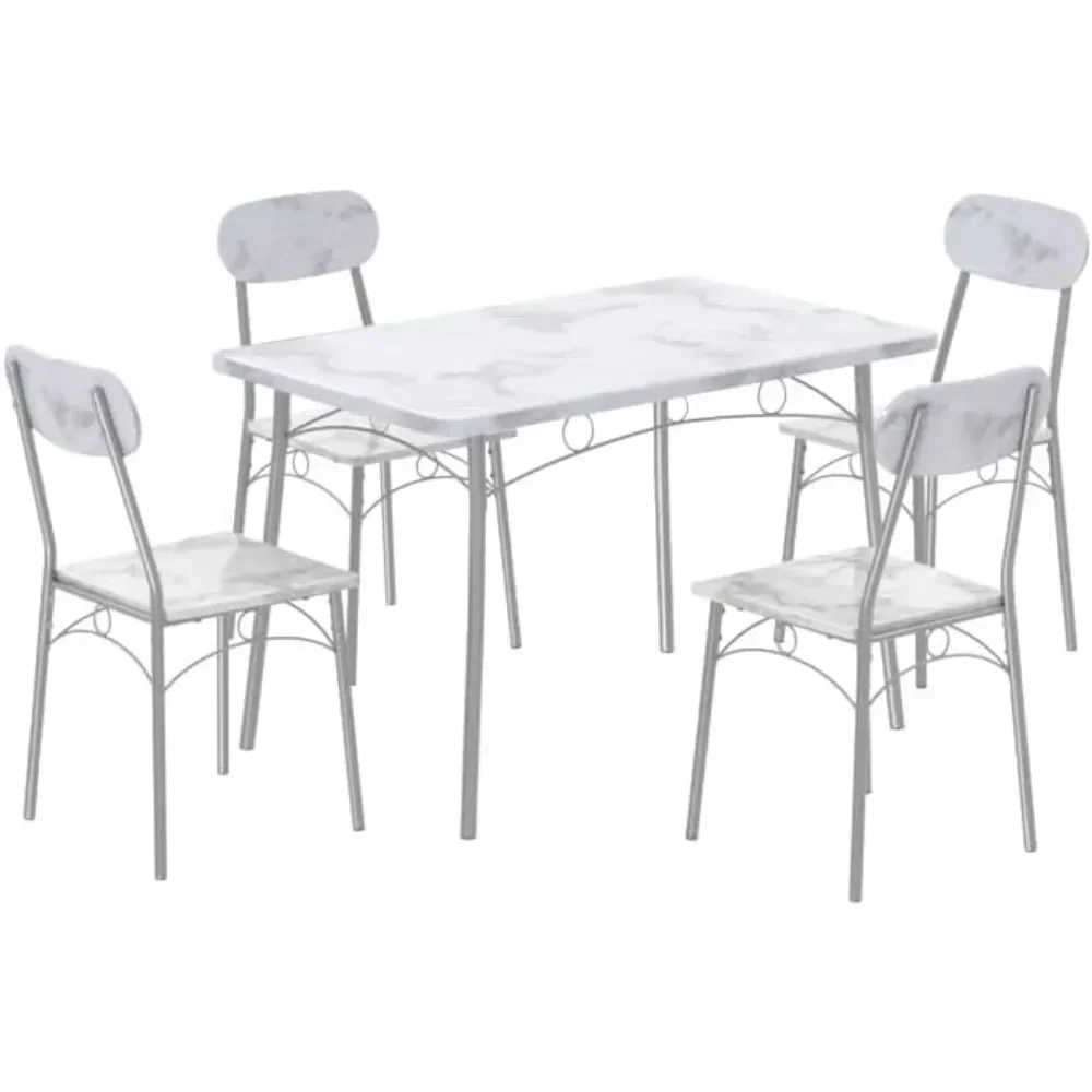 

Dining Room Sets Breakfast and Small Space Dinning Tables and Chairs Chair Dining Set 5 Piece Dinette Kitchen