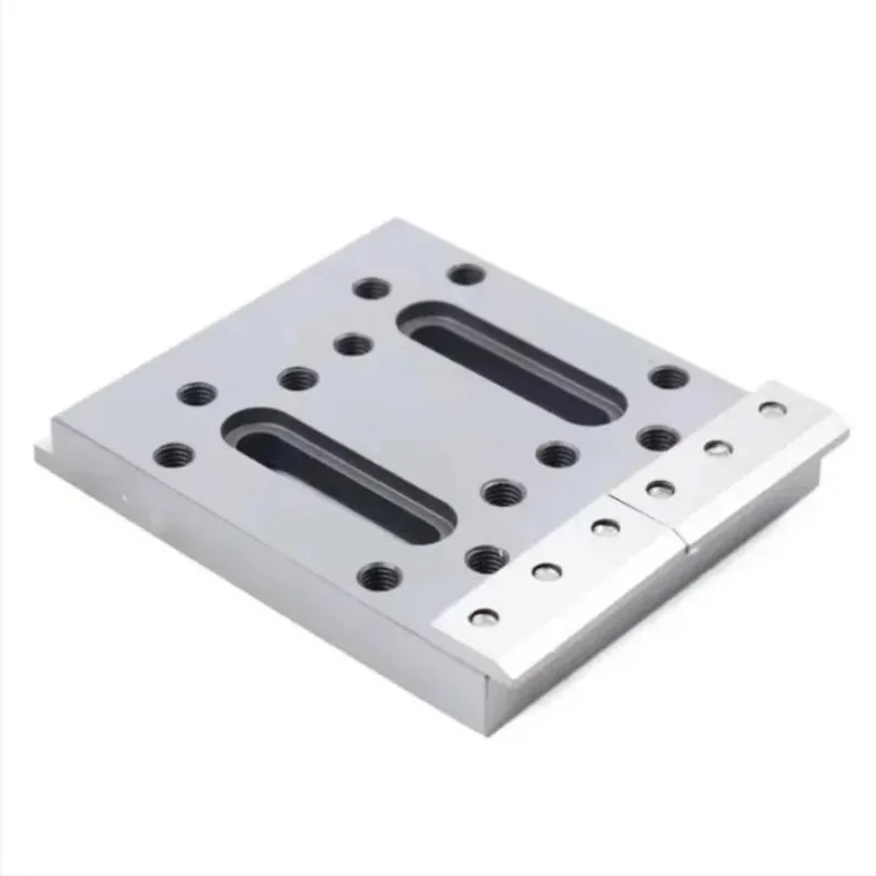 

M8 120x100X15mm CNC Wire EDM Fixture Board Stainless Jig Tool Fit Leveling & Clamping