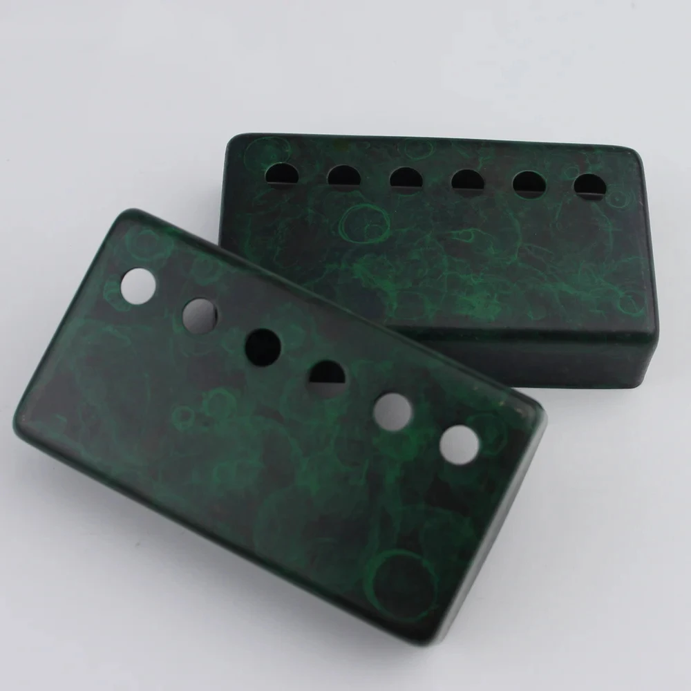 1 Set Humbucker Guitar Pickup Covers Cupronickel Material Blackish Green for LP Guitar Parts 52 50MM