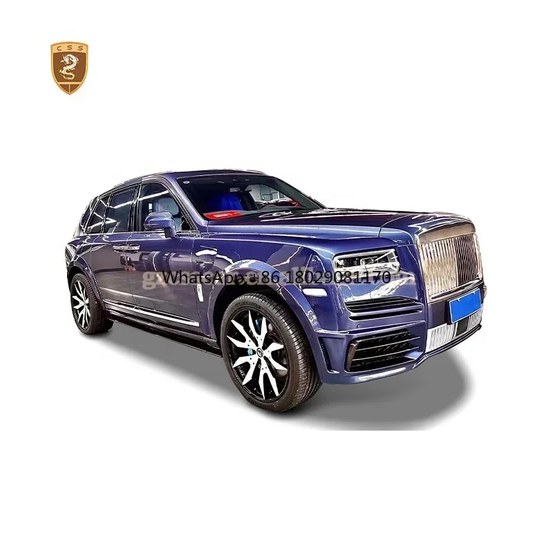 New Arrival MY Style FRP Front Bumper Chin Rear Bumper Side Skirt Car Tuning Body Kit For RR Cullinan