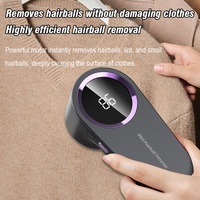 Electric Lint Remover for Clothes LCD Display Portable Hair Balls Fuzz Removers Household Fabric Shaver USB Rechargeable