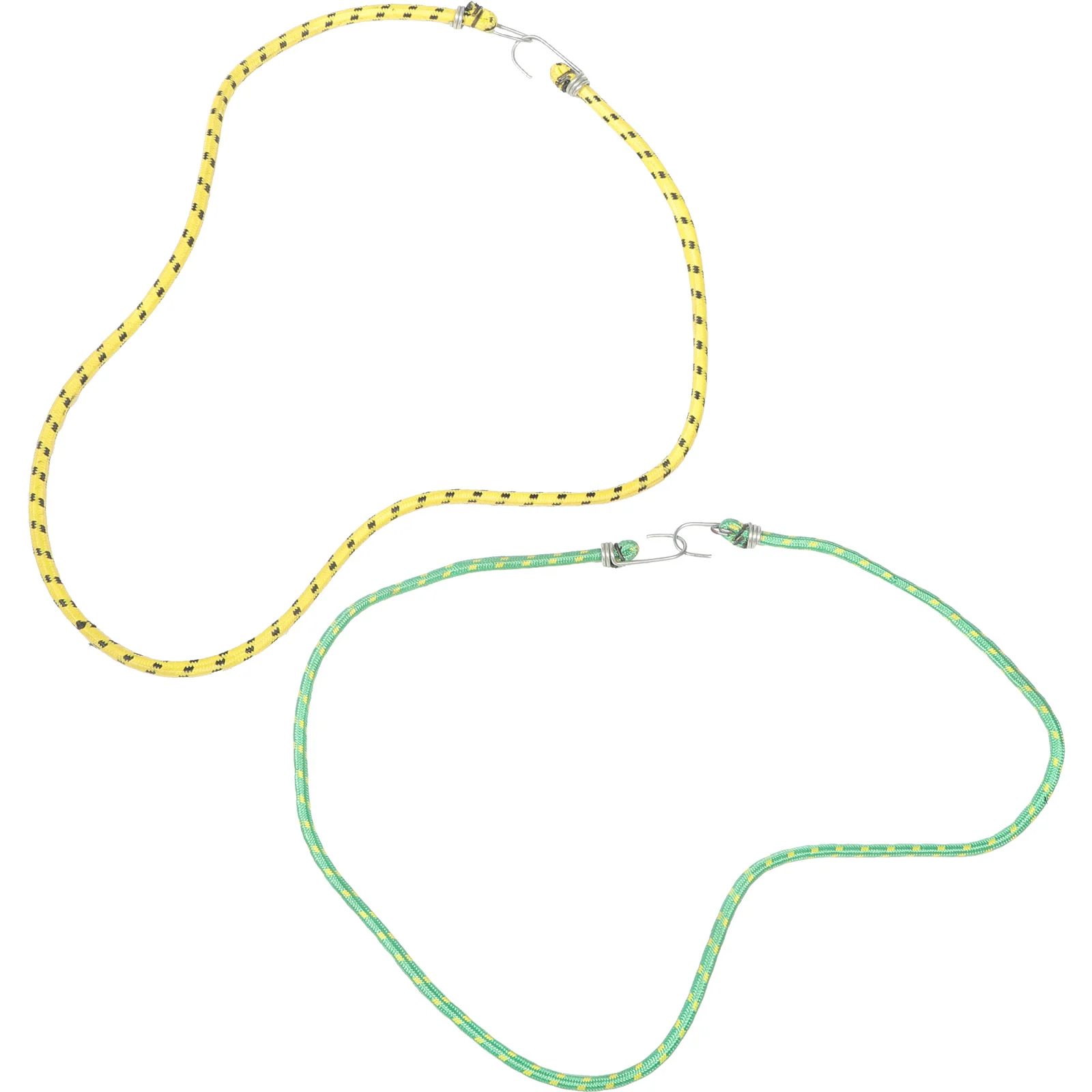 

2 Pcs Elastic Cord Strap Hook Bungee Straps Heavy Duty with Hooks Adjustable Cords Tie Downs