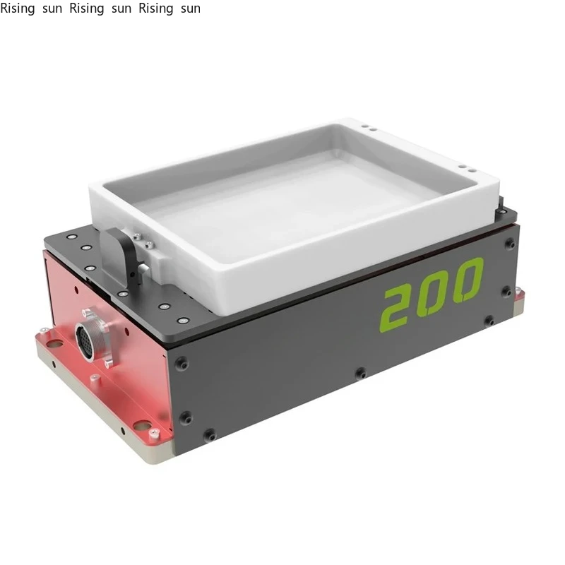 

Flexible vibration plate feeder platform for chip metal feeding and unloading