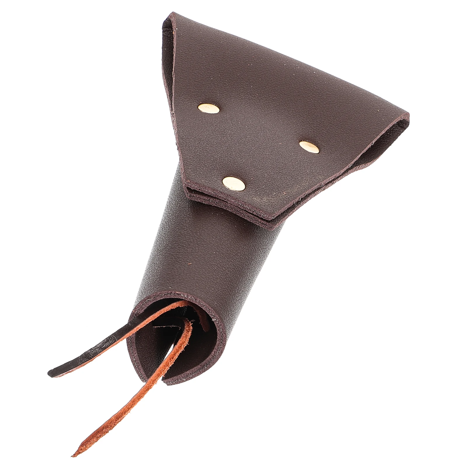 

Medieval Sword Belt Deep Brown PU Frog Portable Sword Holder for Knight Cosplay Stage Performance Masquerade Party