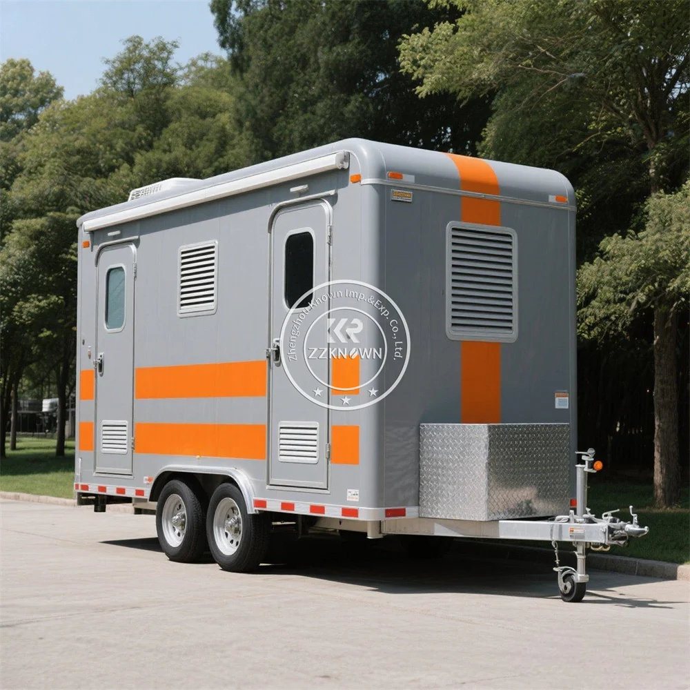 

Custom Outdoor Luxury Toilet Mobile Portable Restroom Toilet Trailer Luxury Portable Bathroom Trailer