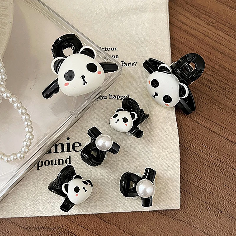 1/2Pcs Cartoon Panda Mini Hair Clip For Women Girls Cute Sweet Animal Hair Claws Fashion Exquisite Hair Accessories Gifts