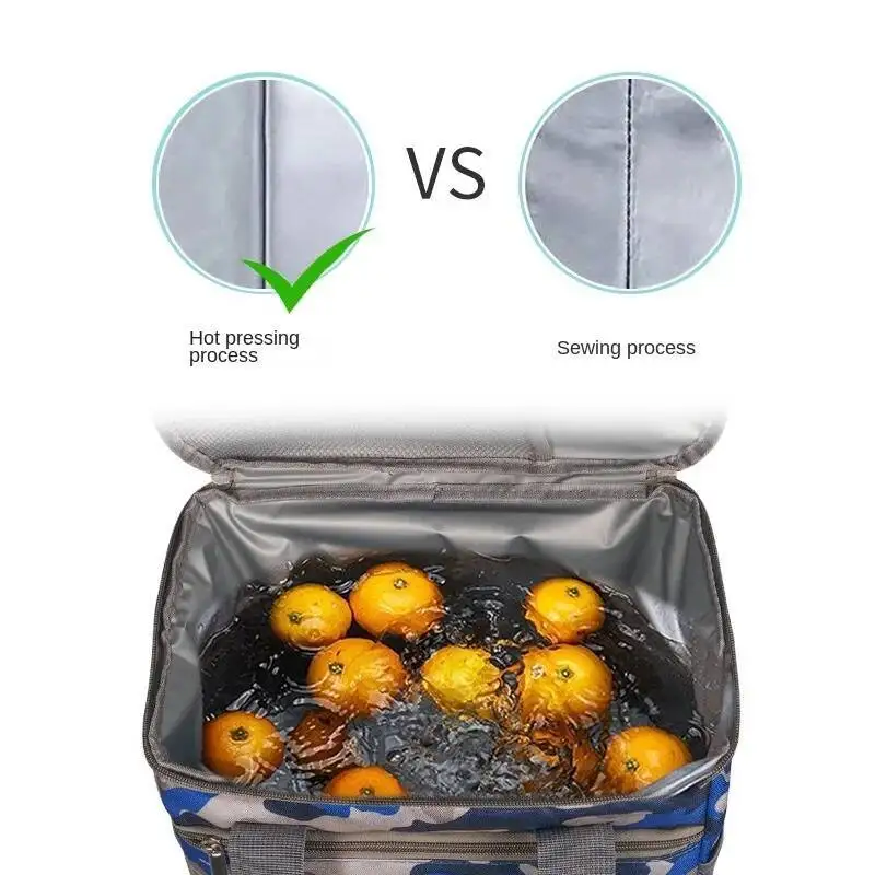 سعة كبيرة مانعة للتسرب معزول حقيبة الغداء 2025 مكتب المدرسة نزهة الجليد حقيبة يد نوعية ممتازة الحرارية الغذاء الناقل #5