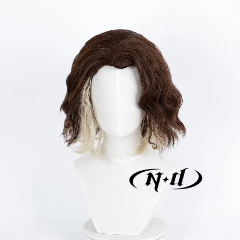 ND Viktor Cosplay Long Hair Wigs Arcane League of Legends Hair Wigs Heat Resistant Synthetic for Comic Con Coser Costume Party