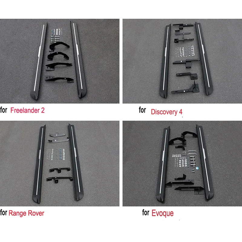 HOT running board side step foot bar for Land Rover Range Rover/Discovery Sport/Discovery 4/Freelander 2/Evoque,ISO9001 quality