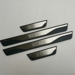 For Volvo Xc60 2017 2018 2019 2020 2021 2022 2023Door Sill Scuff Plate Cover Trim Threshold Pedal Styling Protect car assecories