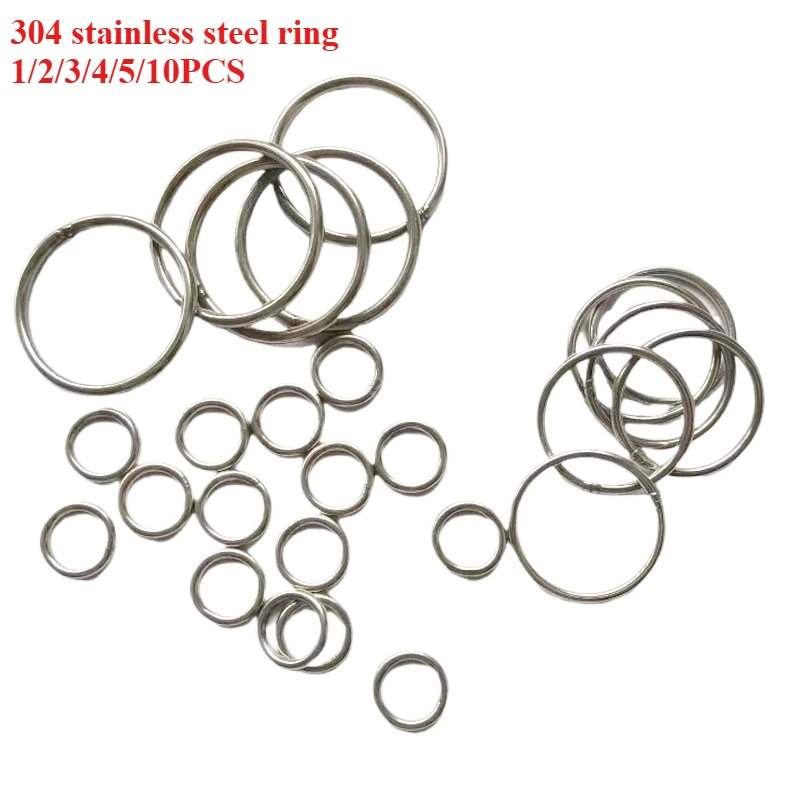 

304 Stainless Steel Seamless Circular Ring M3-M8 O-Ring for Hammock Yoga Connection, High Strength and Weatherproof Bosh Ixo