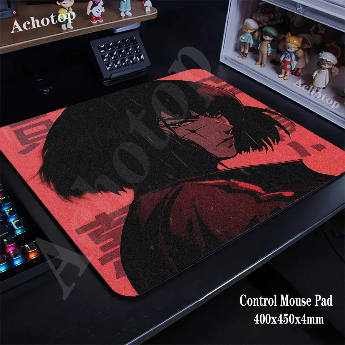 Tapis de souris Anime Girl Control, polymère de bureau Gamer, tapis de souris de jeu, 400x450mm, tapis de clavier, ordinateur, périphérie, organiser, bureau, descriptif