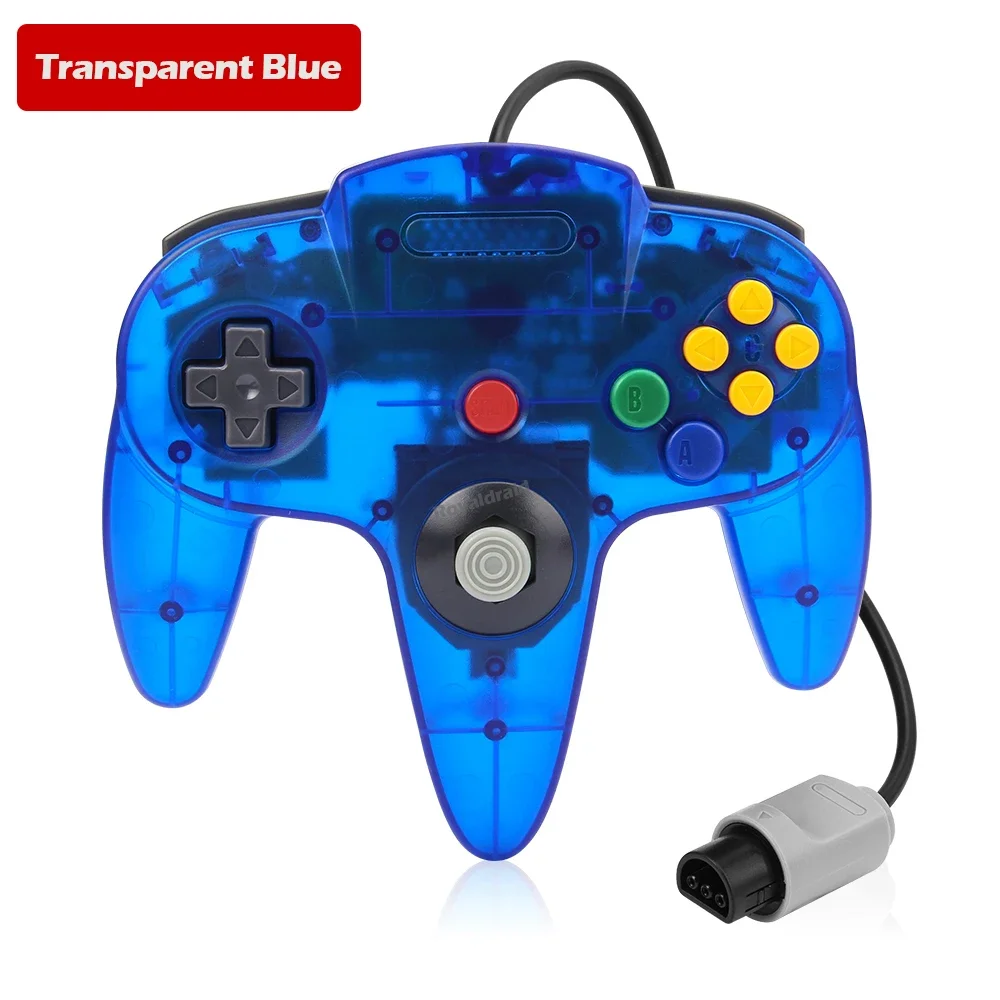 8 kleuren bedrade gamepad voor N64 console Joypad-bediening voor N64 klassieke joystick retro gameconsole gamepadaccessoires - afbeelding 1
