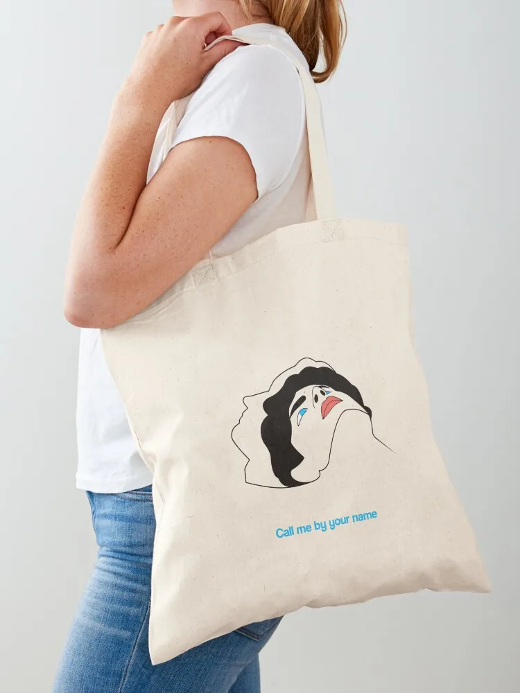 Minimalist movie fan art call me by your name timothy chalamet armie hammer Tote Bag tote bags men shoping bag Canvas Tote Bag