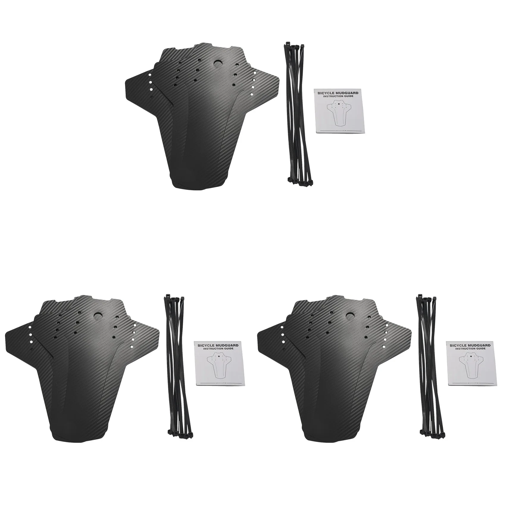 

6 шт. крыло для горного велосипеда, передний и задний брызговик MTB, регулируемые крылья подходят для велосипеда размером 26 дюймов, 27,5 дюймов, 29 дюймов-AT20