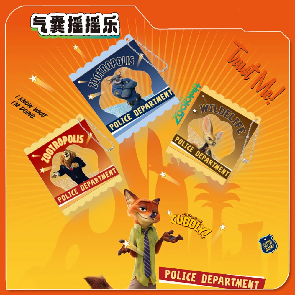 JANDOON Zootopia Acrylic Shaker Blind Box Judy Hopps Flash Collectibles Anime Peripherals Toys Hadiah Liburan yang Sempurna