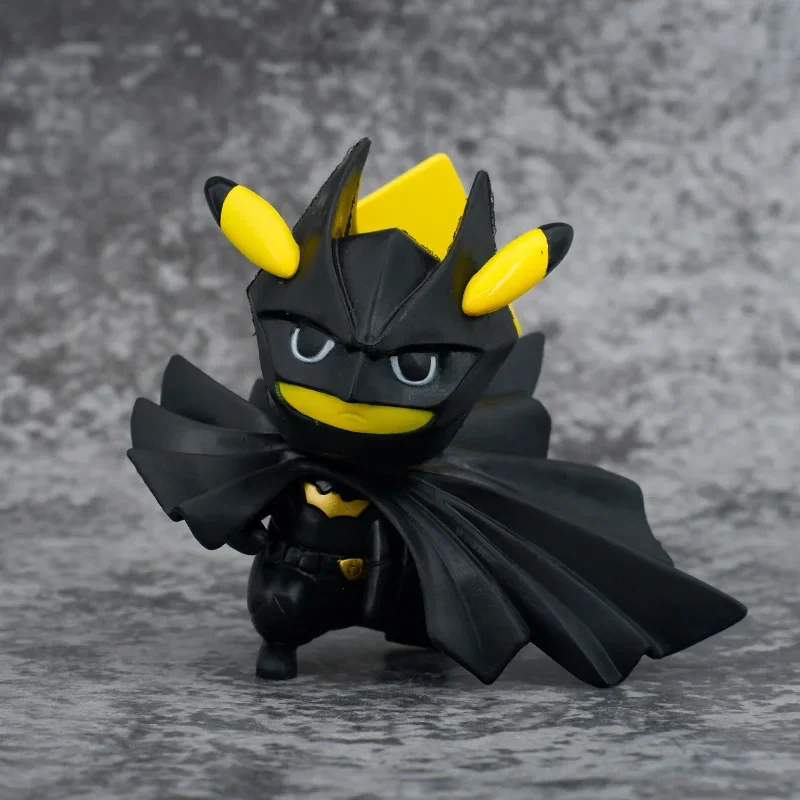 Marvel DC Anime Batman COS pikachu gremlin Q version Doll Cake Decoration Handmade Pendant Collectible Model Toy Figures gifts