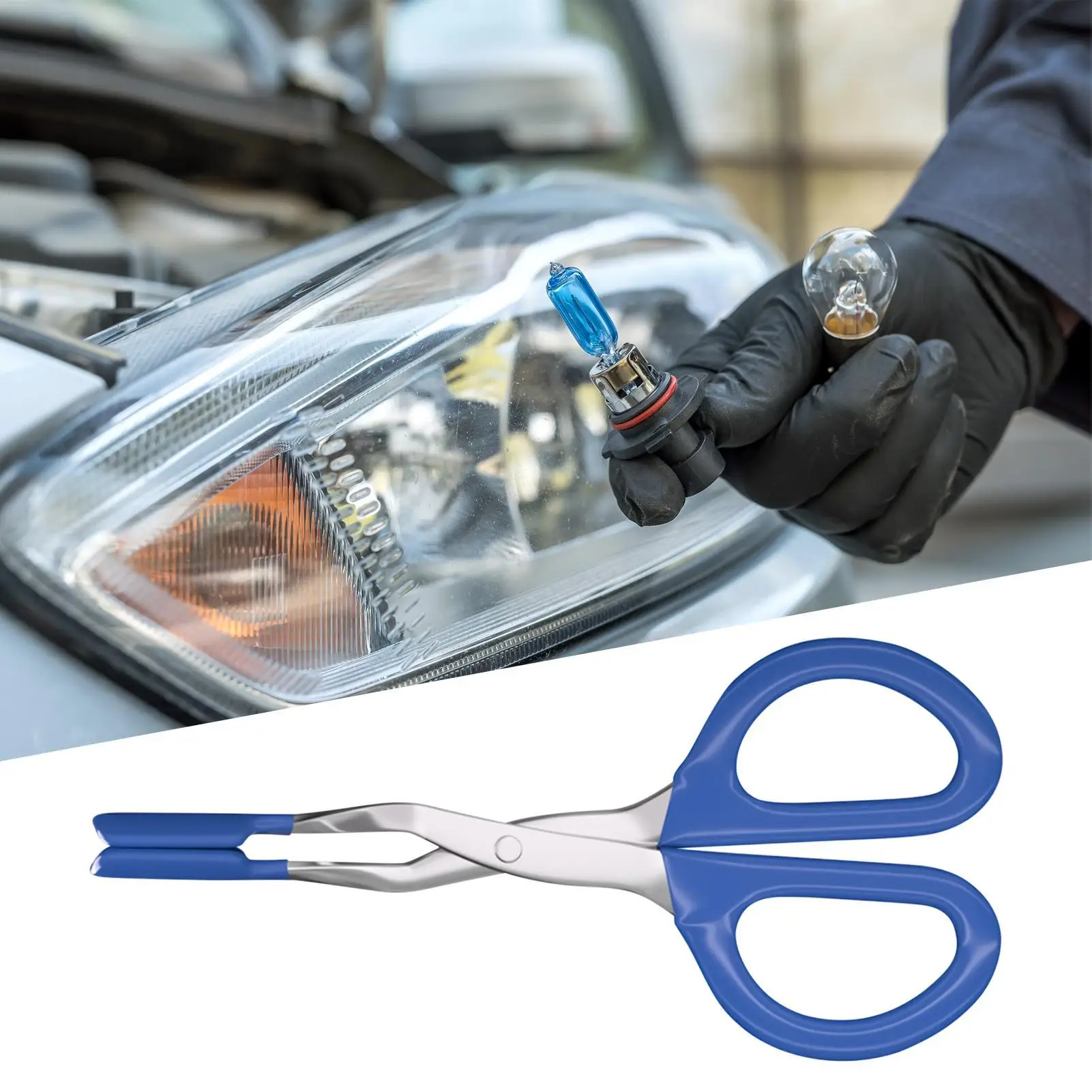 

Car Light Bulb Removal Pliers Anti-Slip Handle LED Clip Headlight Bulb Pliers Rivet Pliers Fastener Pliers For Auto Repair