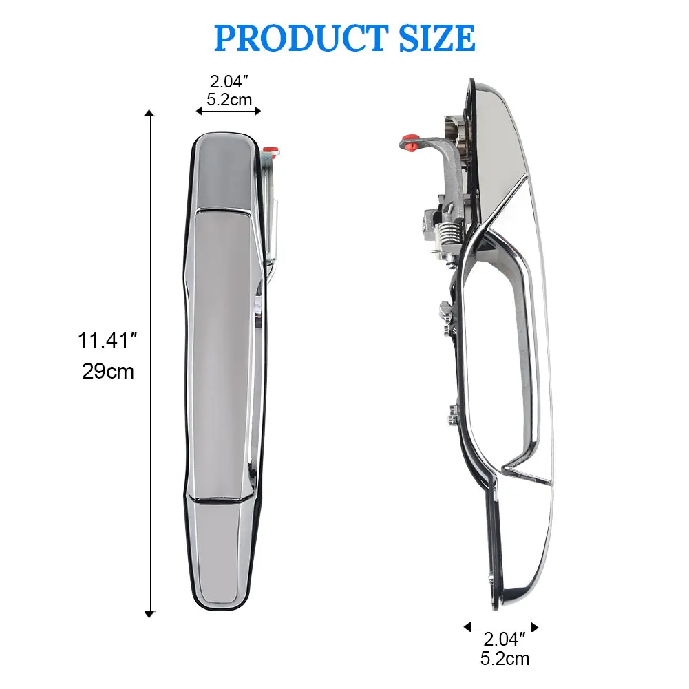 5960521 25960526 Exterior Chrome Door Handle For Sierra Yukon Cadillac Escalade Pickup Outside Chevrolet Silverado Tahoe GMC