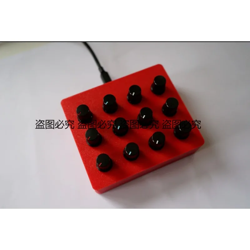 15 Knobs MIDI Controller USB-C Interface Adjustable CC Info Volume Control Music Production Hosting Device