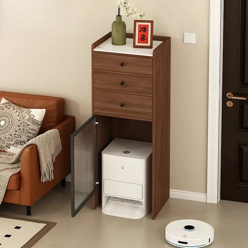 Living room sweeping robot locker vacuum cleaner washing machine housekeeping cabinet medieval storage cabinet